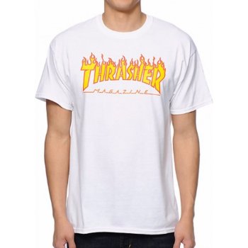 Thrasher Flame Logo white