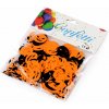 Konfety Halloween - pavúk, netopier, tekvica, pavučina - mix tekvica