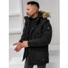 Čierna pánska zimná bunda parka alaska Bolf WX032A1