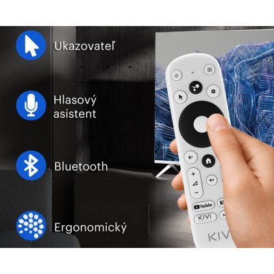 KIVI KIVI TV 43U750NB, 43" (109 cm),UHD, Android TV 11, Black, 3840x2160, 60 Hz, Sound by JVC, 2x12W
