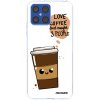 Picasee silikónový prehľadný obal pre Honor X8 4G - Cute coffee