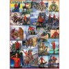 EUROGRAPHICS Puzzle Kráľovská kanadská jazdná polícia - koláž 1000 dielikov