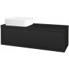 Dreja Umývadlová skriňa STORM SZZ2 120 (umývadlo Joy) - L03 Antracit vysoký lesk / L03 Antracit vysoký lesk / Pravé