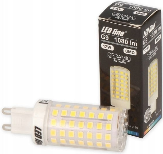 LED line LED žiarovka G9, 12W, 1160lm, LED line Denná biela