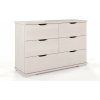 CHROB Drevená komoda borovica Arhus - biela