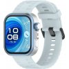 PROTEMIO 111315 RIBBED Silikónový remienok pre Huawei Watch Fit 4 / Fit 4 Pro svetlomodrý