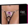Cottelli Crotchless String with Flower 2322269