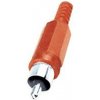 SOLEX Vidlica RCA RCA12 plast červená