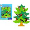 Import leantoys Wooden Tree Forest Birds DIY Wooden Blocks Puzzle Trojrozměrný