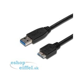 PremiumCord KU3MA1BK Kabel USB 3.0 USB A - Micro USB B, MM, 1m, 5Gbps