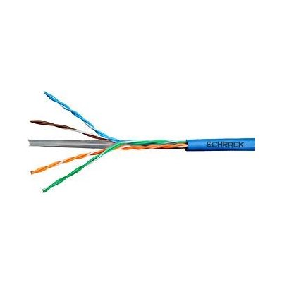 Schrack HSEKU423P4 U/UTP Cat.6 4x2xAWG24 300 MHz, PVC, Eca, 305m, modrý