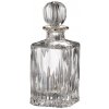 Bohemia Crystal ručne brúsená karafa na whisky Prisma Line Gold 0,8 l