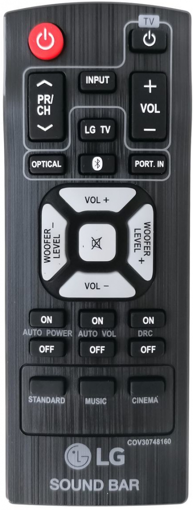 Diaľkový ovládač LG COV30748160