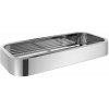 GEDY 3218 Smart polica do sprchy, 24,1 x 3 x 11,1 cm, strieborná