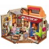 ROBOTIME Rolife DIY 3D dřevěné puzzle Knihkupectví na rohu 108 ks