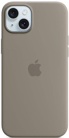 Apple iPhone 15 Plus Silicone Case with MagSafe - Clay MT133ZM/A