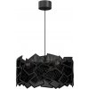 Luminex Luster na lanku CAMO 3xE27/15W/230V čierna LU0550A + záruka 3 roky zadarmo