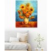 ZUTY Obrazy na stenu - Slnečnice vo váze od Van Gogha Rámovanie: vypnuté plátno na rám, Rozmer: 80x100 cm