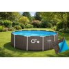CF Náhradná fólia pre rámový bazén FRAME 3,66 x 0,99 m 0053 RATTAN/MODRÁ