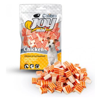 Calibra Joy Dog Mini Chicken & Cod Sandwich New 70 g