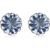 Linda's Jewelry Strieborné náušnice Mesiac Marec Ag 925/1000 IN378 +Darčeková krabička zdarma +Silikónová ochranná zarážka zdarma