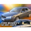 Deflektory FORD MONDEO LTB / sedan od 2001 do 2007 + zadné deflektory