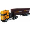 AMEWI Trade e.K. RC Kamión s kontejnerovým návesom 2WD, 1:16, bohaté príslušenstvo, semafór, radar, RTR