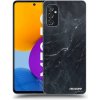 Picasee silikónový čierny obal pre Samsung Galaxy M52 5G - Black marble