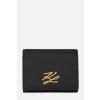 PEŇAŽENKA KARL LAGERFELD K/AUTOGRAPH TRIFOLD WALLET BLACK/GOLD