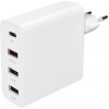 SOLIGHT DC80 ADAPTER 3+1, 48W, QC3.0+PD, 3X USB-A, 1X USB-C