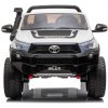 JOKO Elektrické autíčko Toyota Hilux Pick Up, Dvojmiestne Kožené sedadlo, Penové kolesá, Nosnosť 50kg, FM rádio, biele