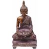 Nefertitis Buddha so stojanom v tvare lotosu na čajovú sviečku - výška cca 18 cm