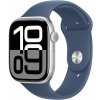 Apple Watch Series 10 42 mm strieborný hliník s denimovým športovým remienkom S/M MWWA3QC/A