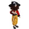 Drevená marioneta Pirát, 35 cm