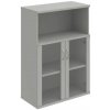 Policová skriňa Strong, 80x115,2x40 cm, sivá/sivá