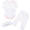 3-dielna bavlnená dojčenská súprava New Baby Lili 86 (12-18m)