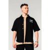 Pánska košeľa Nebbia Oversized Shirt 90s THROWBACK 350 Black M