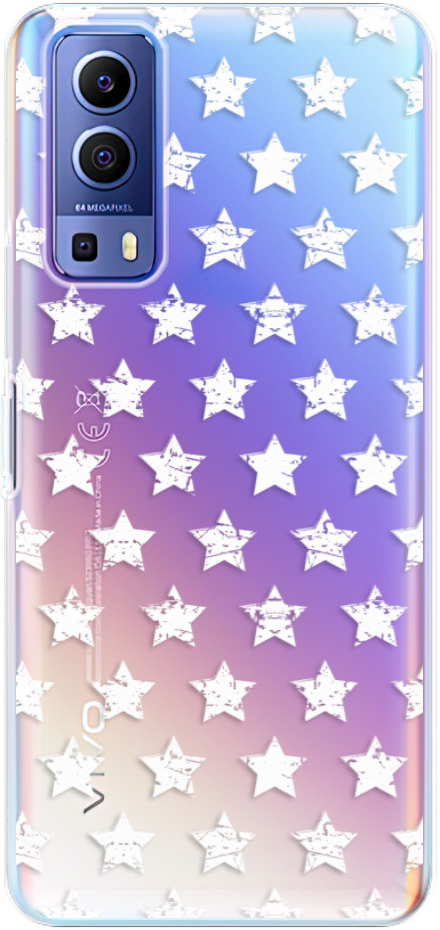 Púzdro iSaprio - Stars Pattern Vivo Y72 5G biele