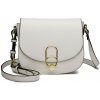 Miss Lulu Kabelka - saddle crossbody s doplnkami, biela