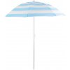 ST Leisure Equipment Slnečník DALIA 180 cm, 32/32 mm, s naklápacím kĺbom, modro-biely, plážový