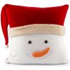 Stoklasa Vianočná plyšová obliečka na vankúš 43x43 cm Snehuliak