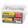Sada vrutov Strend Pro, skrutky do sadrokartónu, 3,5x25 mm, s 2x bitmi a magnetickým držiakom, v dóz