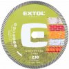 EXTOL CRAFT Kotúč rezný diamantový Turbo, suché a mokré rezanie Priemer a číslo: 230x2,6mm, 903055