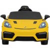 Detské elektrické auto Porsche 718 Spyder RS s panelom MP4 – žltá