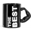 Hrnček Gadget Master HRNČEK THE BEST 500ml ČIERNY keramický 450 ml