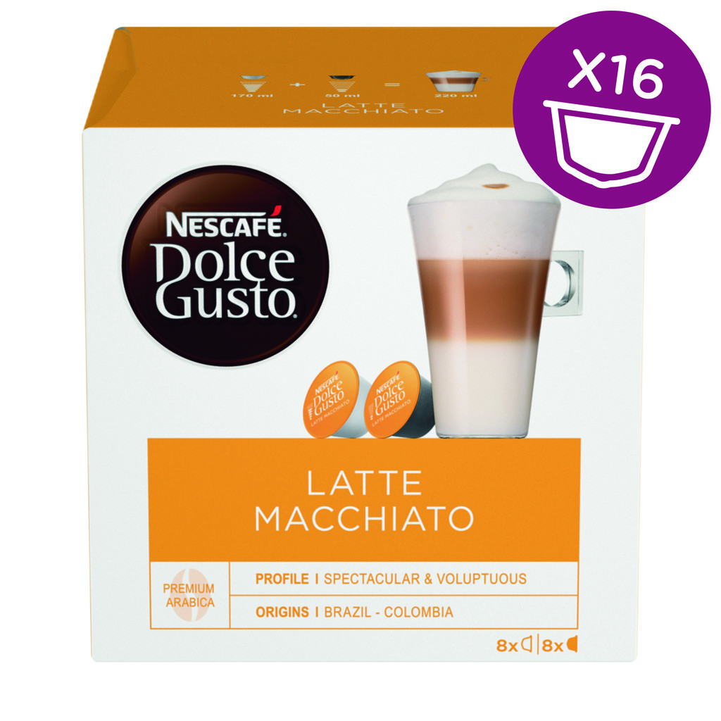Nescafé Dolce Gusto Latte Macchiato kávové kapsule 16 ks od 3,49 € -  Heureka.sk