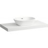 Laufen Lani Umývadlová doska 120 cm matná biela výrez uprostred H4046711122601