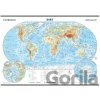 Svět - školní nástěnná fyzická mapa 1:26 mil./136x96 cm - Kartografie Praha