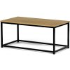 Autronic CT-G1090 OAK Stôl konferenčný, 90x48x41 cm, MDF, dekor divoký dub, čierny kov