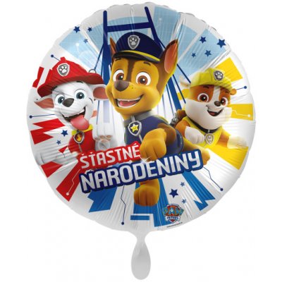 Premioloon Fóliový balón Šťastné narodeniny Paw Patrol